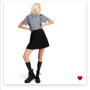 Sandy Liang for Target Black Pleated Skirt